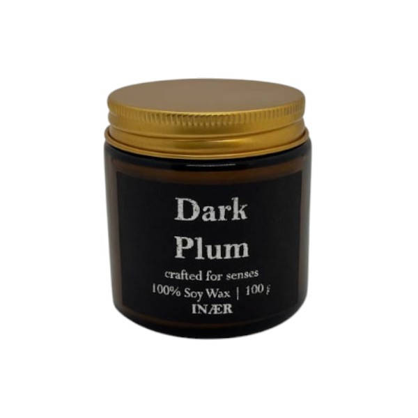 Свічка DARK PLUM, 100 г - глибокий чуттєвий аромат
