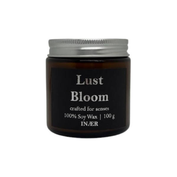 Свічка LUST BLOOM, 100 г - ніжний квітково-фруктовий аромат