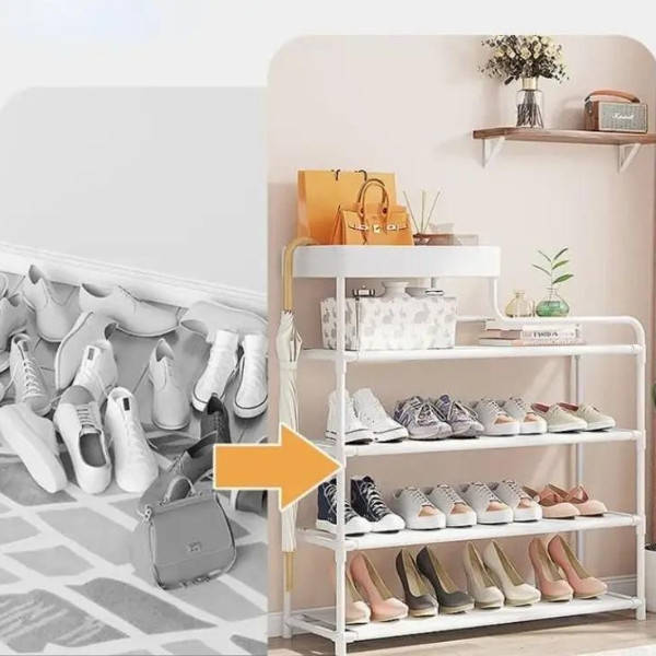 Полиця для взуття Shoe Rack Біла
