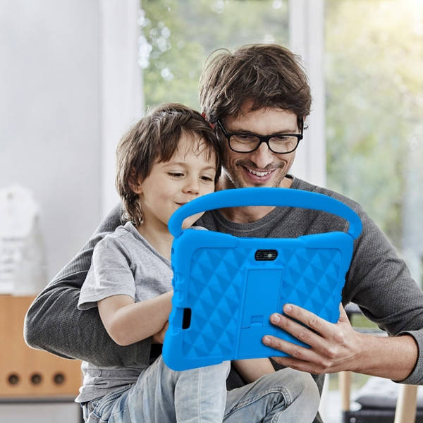 Планшет дитячий Nodizz New Pad 2, 7", Wi-Fi, Android з протиударним чохлом та ручкою Синій
