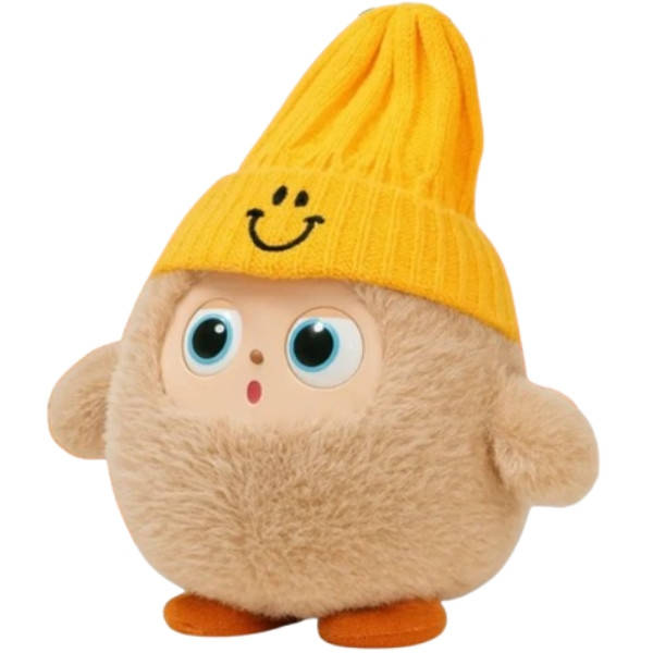 Іграшка м'яка інтерактивна зі штучним інтелектом Smart AI Plush Nunu Коричнева