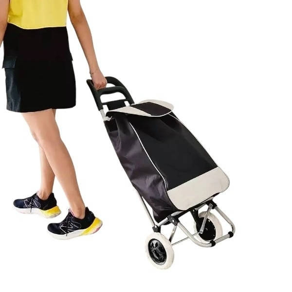 Сумка на коліщатках для покупок Trolley small Чорна