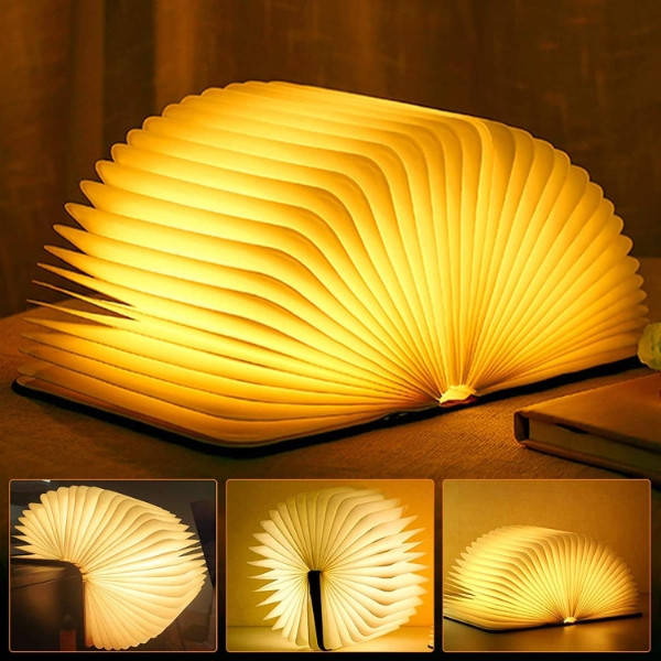 Нічник Книжка 120х90х25мм USB Світла обкладинка
