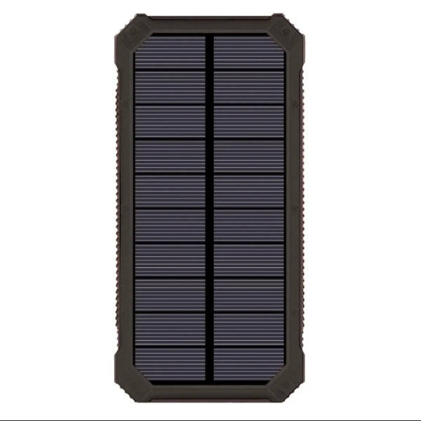 Power Bank з ліхтариком та сонячною панеллю Solar 50000mAh 5V 200ma Чорний
