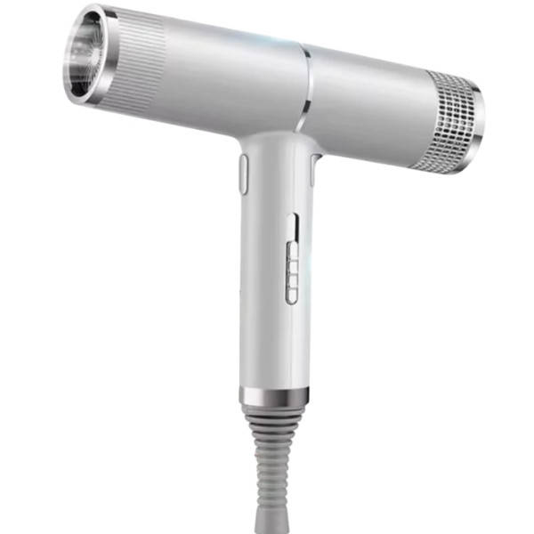 Фен стайлер професійний іонний Hairdryer Сірий