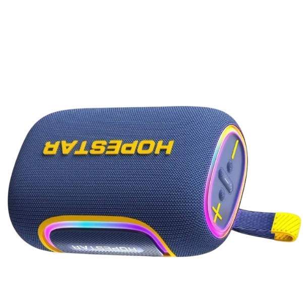 Колонка бездротова акумуляторна Bluetooth BT5.3 65W, 8000mAh, RGB, TWS, 6h HOPESTAR H58 Синя