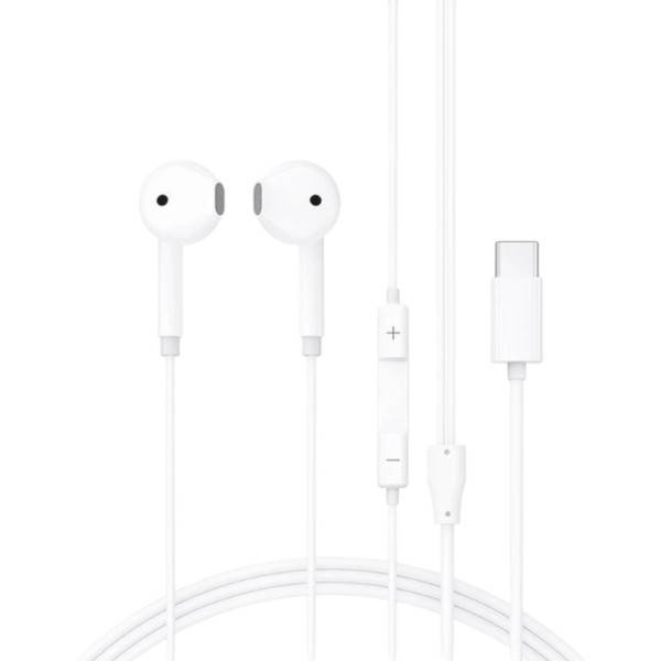 Навушники провідні ACEFAST L13 USB-C semi-in-ear wired earphones with mic Білі