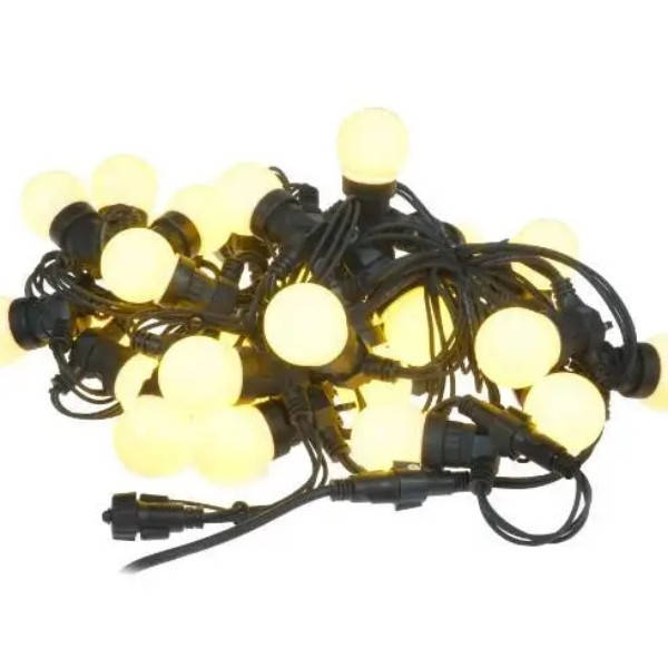 Гірлянда вулична Ретро Лампочки 10 шт LED 50 Теплий Білий 5м