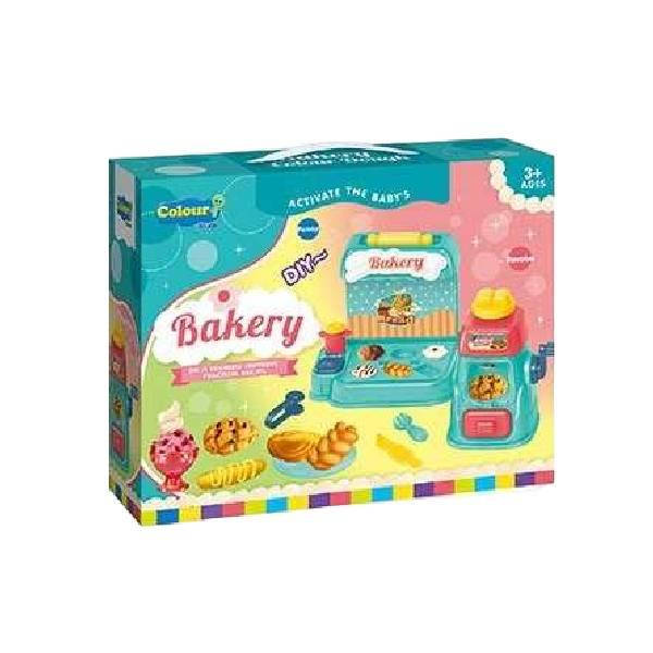 Набір тіста для ліплення 6 кольорів з формами DIY Bakery