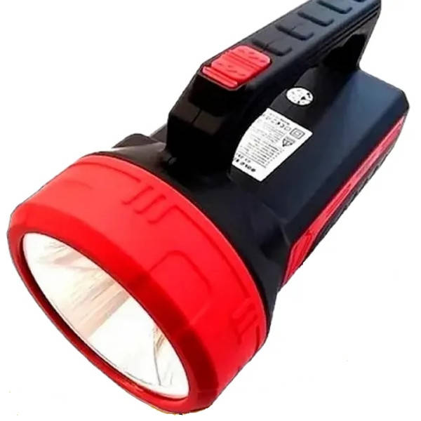 Ліхтар акумуляторний GS-2656 Gold Silver Чорний з червоним