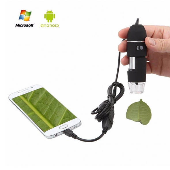 Цифровий мікроскоп USB Digital Microscope Zoom з LED підсвічуванням