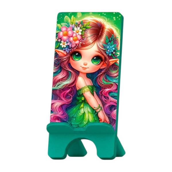 Підставка для телефону дерев'яна Vladi Toys VG3001-05 Різнокольорова з принтом