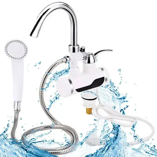 Водонагрівач Water heater з душем та з lcd екраном з нижнім підключенням
