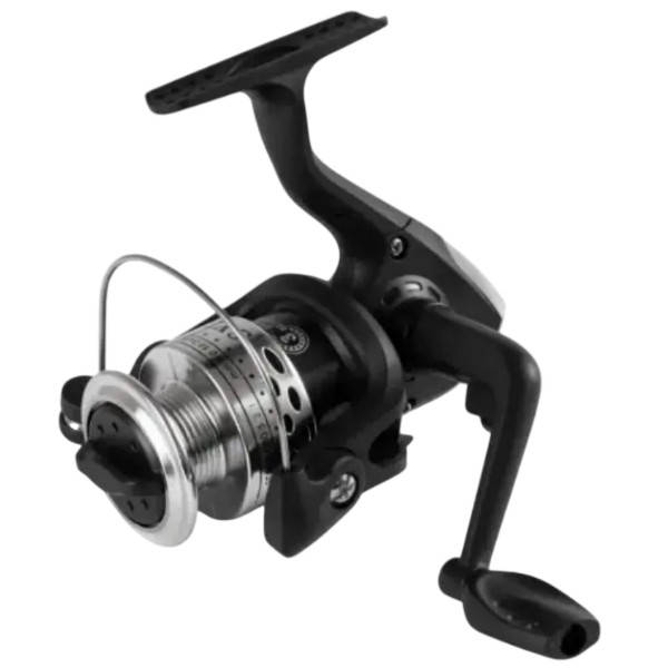 Котушка для спінінга безінерційна універсальна пластикова FISHMX sy200 Чорна з сірим