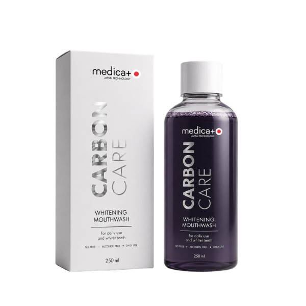 Ополіскувач для ротової порожнини відбілюючий MEDICA+ Carbon Care 60469