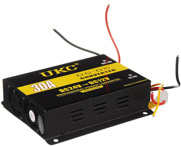 Інвертор перетворювач напруги UKC DC/DC 24v-12v 30A