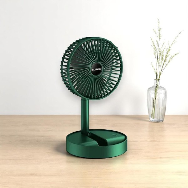 Вентилятор міні акумуляторний Folding Fan Зелений