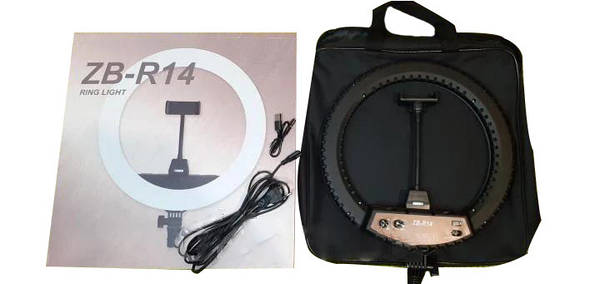 Кільцева світлодіодна лампа RING LIGHT ZB-R14 35 см