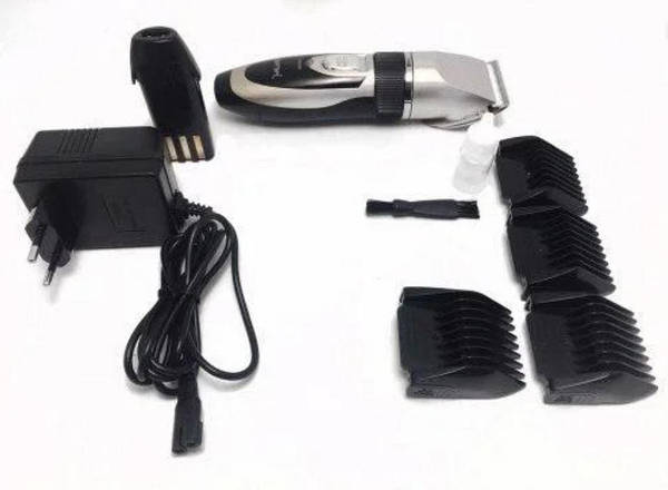 Професійна акумуляторна машинка для стрижки GEMEI GM-6066 Сіра