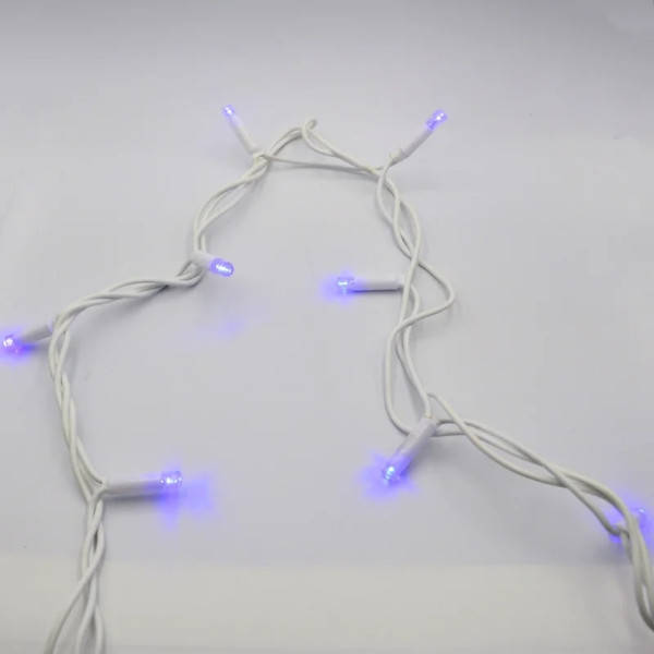 Гірлянда вулична 10м tring-Lights 100-B Білий провід, синє світло