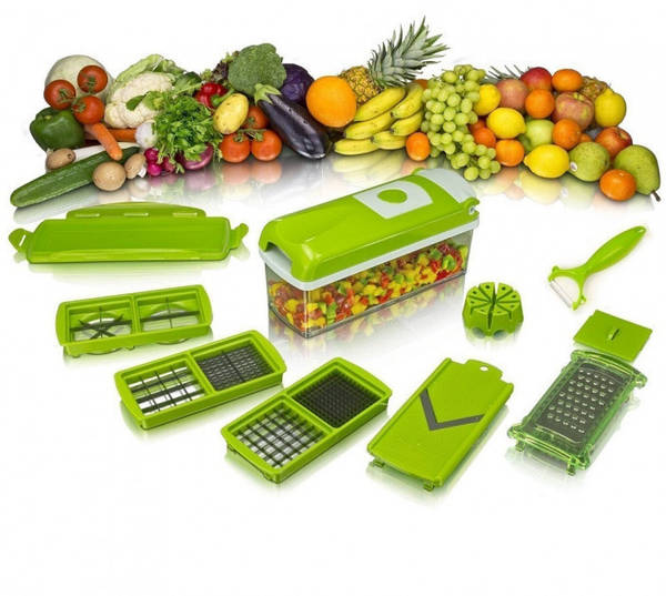 Подрібнювач продуктів Найсер Дайсер Плюс (Nicer Dicer Plus)