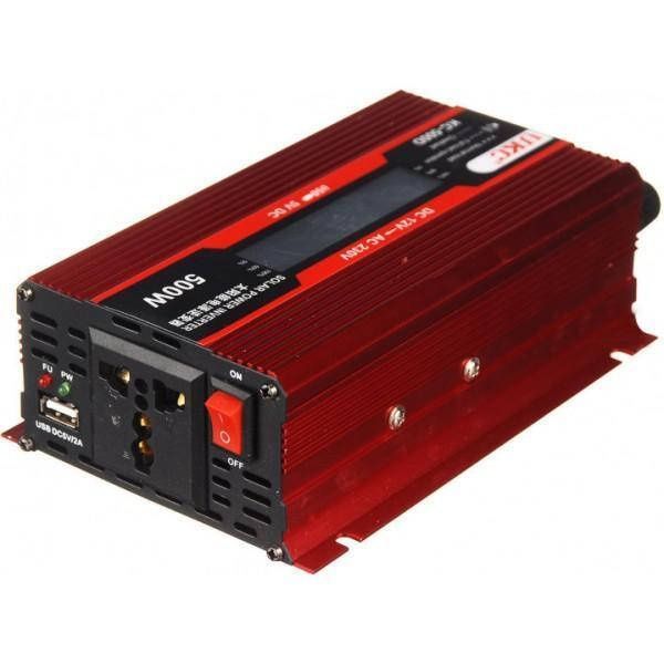 Перетворювач (інвертор) AC/DC KC-500D 500W + LCD