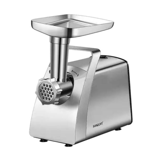 М'ясорубка побутова 2400ВТ Sokany SK-06001 Сіра