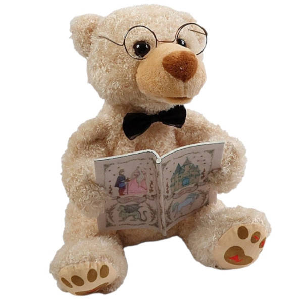 Іграшка інтерактивна Ведмедик-казкар WToys 31515 з 15 аудіоказками, скоромовками та навчальними звуками українською мовою