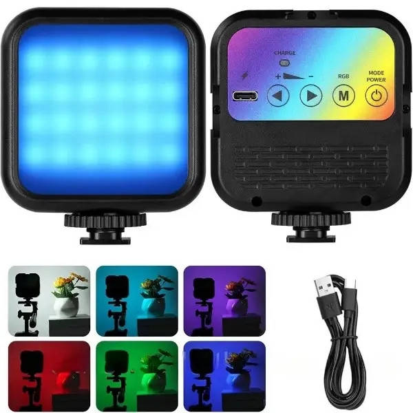 Світло на прищіпці для зйомки на телефон RGB LAMP WL-R1