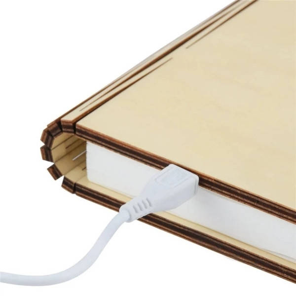 Ночник Книжка 145х115х25мм USB Світла обкладинка