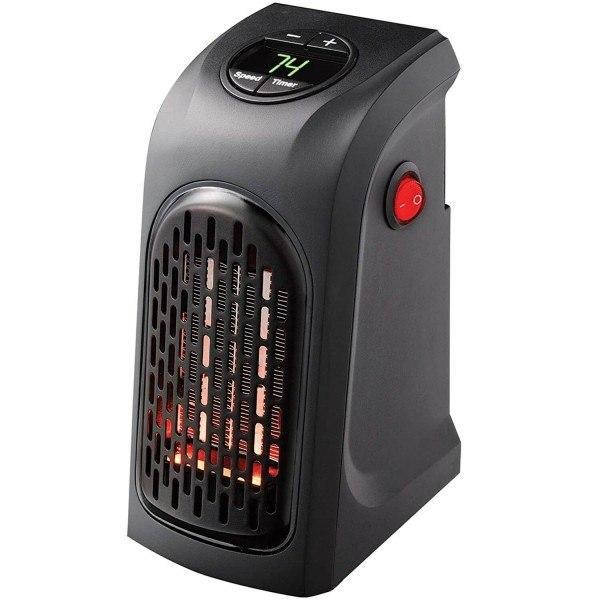 Портативний міні обігрівач 400Вт Handy Heater Чорний + пульт