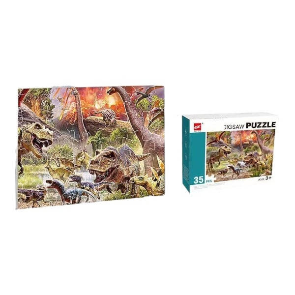Пазли Ера динозаврів 35 елементів GXF-035-12 Jigsaw Puzzle