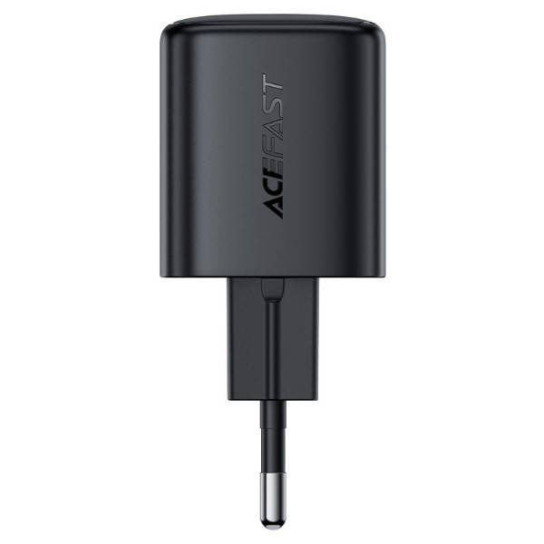 Зарядний пристрій ACEFAST A119 PD45W mini GaN USB-C fast charger Чорний