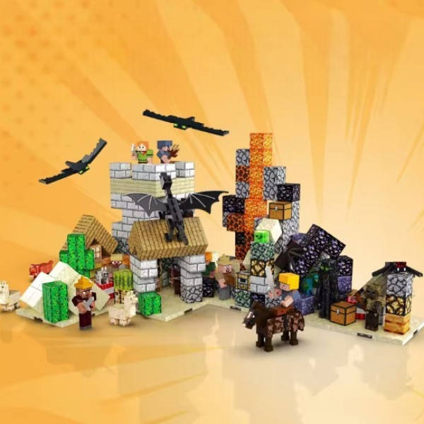 Конструктор магнітний кубічний 69 деталей Minecraft Magnetism World