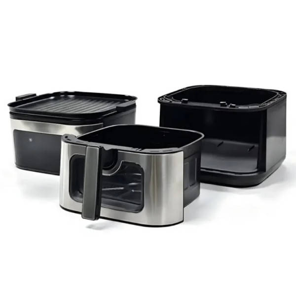 Аерофритюрниця + Гриль DOMOTEC MS-3225 7л 3800W Чорна