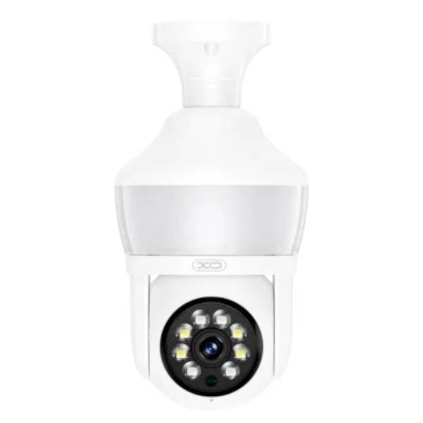 Смарт-камера відеоспостереження внутрішня XO CR02 Magic Light Bulb 300W Pixel Camera Біла