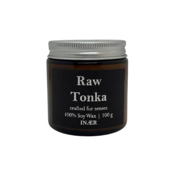 Свічка RAW TONKA, 100 г - глибокий теплий аромат з характером