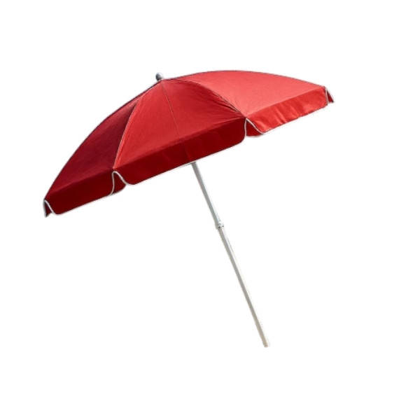 Зонт туристичний з чохлом 235 см, для пляжу, риболовлі та відпочинку на природі 26X-122 Червоний