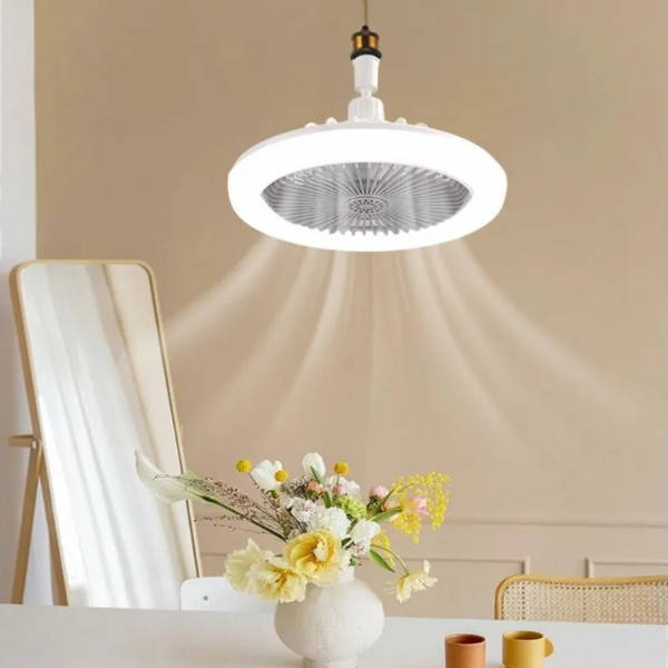 Лампа - вентилятор у патрон+пульт LED Multi-Function Fan Light