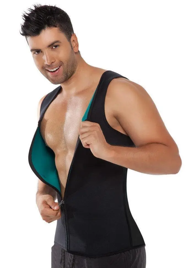 Чоловіча неопренова майка для схуднення на блискавці Hot Shapers Men (S)