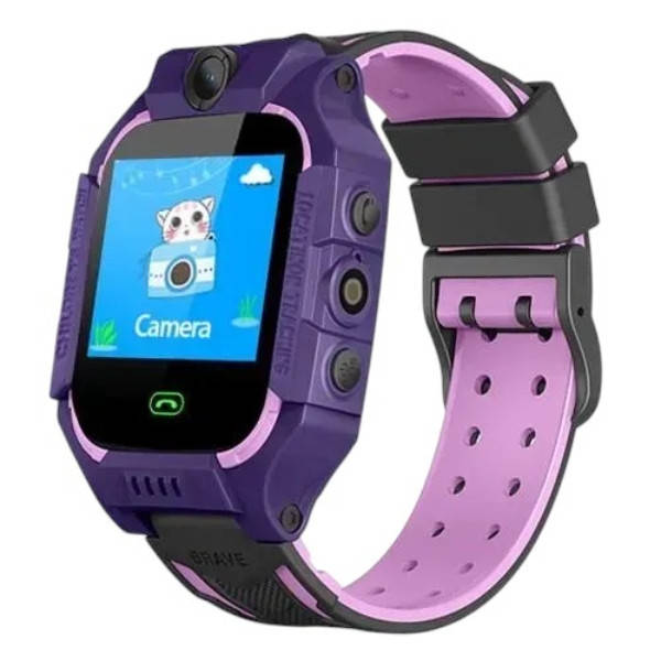 Смарт-годинник Smart Baby Watch Z6 HS-315 з GPS-трекером Фіолетовий