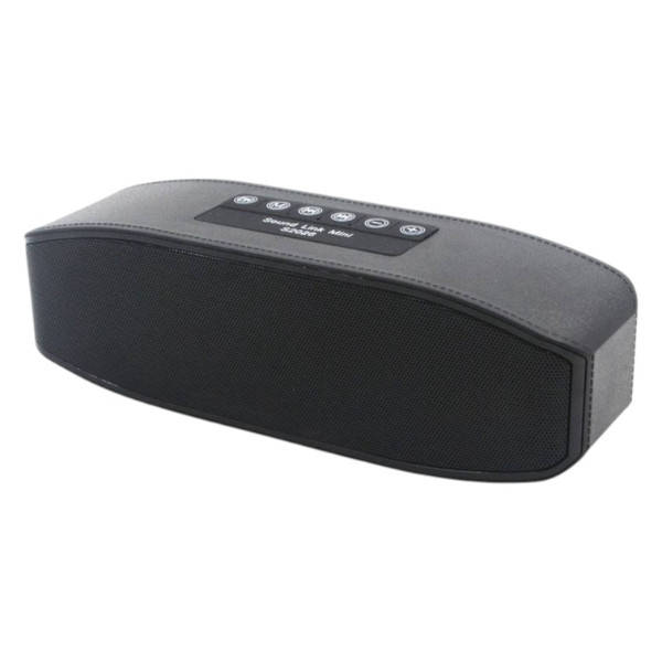 Bluetooth-колонка акумуляторна 6Вт, USB, microSD, AUX, 1200мАч S2026 Чорна