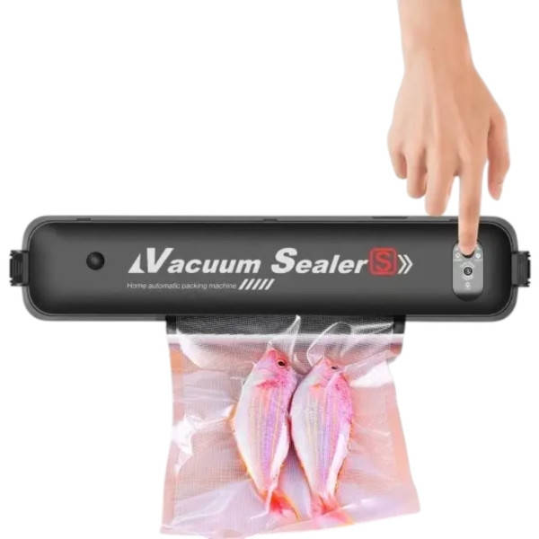 Вакуумний пакувальник продуктів Vacuum Sealer S 26X-252 Чорний