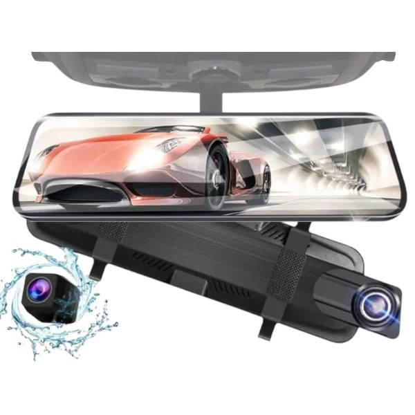 Автореєстратор із дзеркалом заднього виду 4k wifi LCD screen usb TF