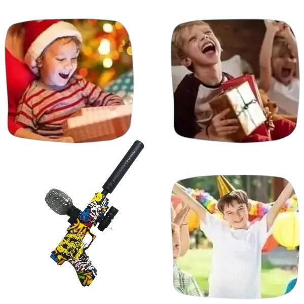 Пістолет з орбізами заряджання USB Water gun WH74 Жовтий із зеленим