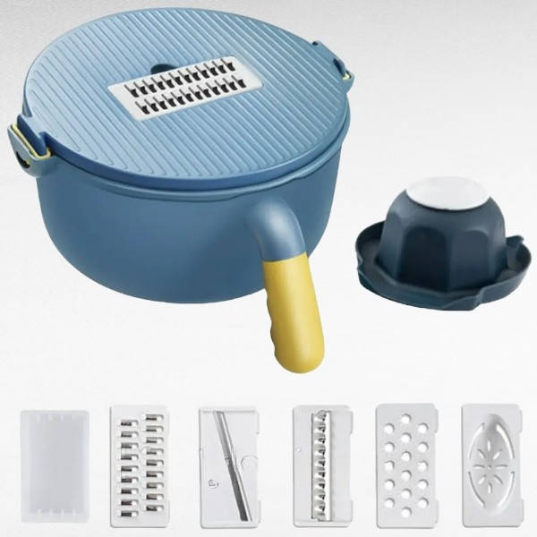 Шинковка-терка кругла з ручкою Multifunctional cooking machine SZK-6