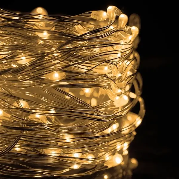 Гірлянда Кінський хвіст мідний дріт 3м 300LED Жовтий