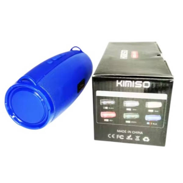 Blueooth колонка акумуляторна 3+3Вт USB Kimiso 202 Синя