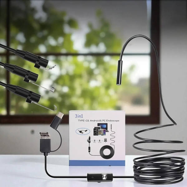 Камера гнучка Endoscope (5м*7мм) під Android Чорна