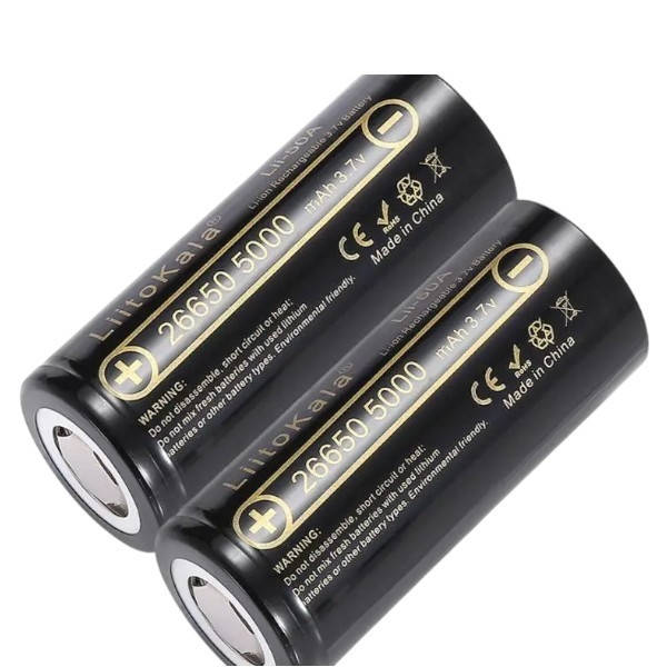Акумулятор високострумовий 26650 5000mAh LiitoKala Lii-50A